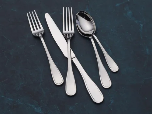 Miniatura 3 de Fitz & Floyd Fitz and Floyd Everyday Bistro Classic Cubiertos de 20 piezas para cuatro, gris, (5286222)