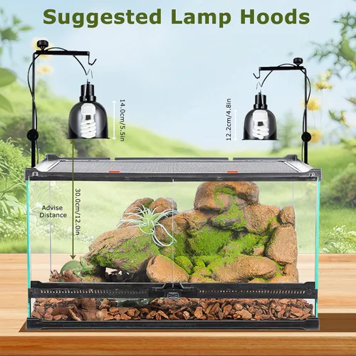 Miniatura 8 de UVB 5.0 Reptile Light13W, lámpara tropical fluorescente compacta, bombilla UVB de bobina para reptiles de selva tropical, luz para camaleones