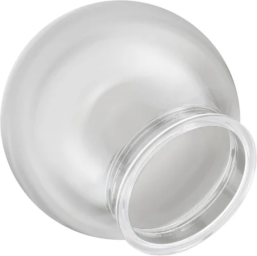 Miniatura 5 de Aspen Creative 28001-60-41, Globo de lámpara de poste de 6" de acrílico transparente de repuesto con cuello de 3-3/4