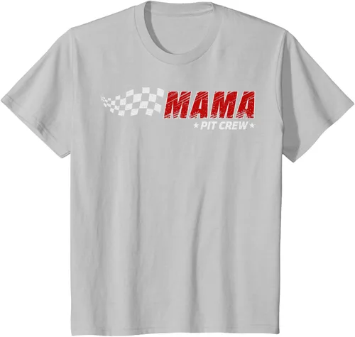 Miniatura 27 de Mama Pit Crew Race Car Birthday Family Matching Pit Crew Camiseta