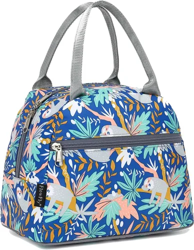 Miniatura 47 de Bolsa de almuerzo aislada FlowFly - Bolsa de asas organizadora para mujeres/hombres, Alpaca