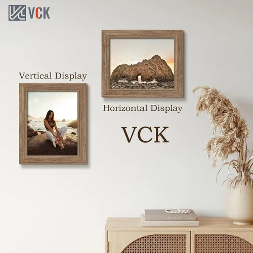 Miniatura 233 de VCK Marcos para póster de madera maciza de 22.375 x 34 pulgadas, marco de fotos A1 negro con montaje en pared, paquete de 3