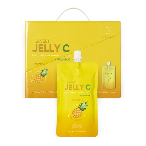 Miniatura 10 de EVERYDAZE Gelatina Dulce Jelly C Konjac Vegana, Sin Gluten, Sin Azúcar, Baja en Calorías Saludable Bebida Frutal Paquete de 10 Bolsas