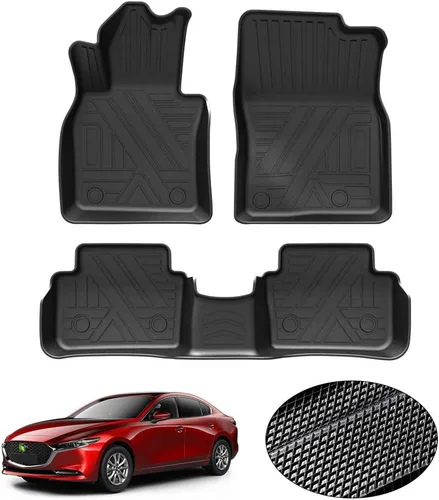 Miniatura 38 de KUST Alfombrillas de suelo personalizadas para Nissan Titan 2017-2024/Nissan Titan XD Crew Cab 2016-2024