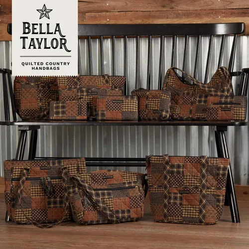Miniatura 6 de Bella Taylor Bolsos de hombro de retazos de algodón acolchado Stride