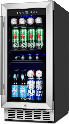 Miniatura 13 de Mini Refrigerador de Vino, Refrigerador Enfriador de Vino de 12 Botellas, Bodega de Vino Independiente para Vino Rojo y Blanco, Control