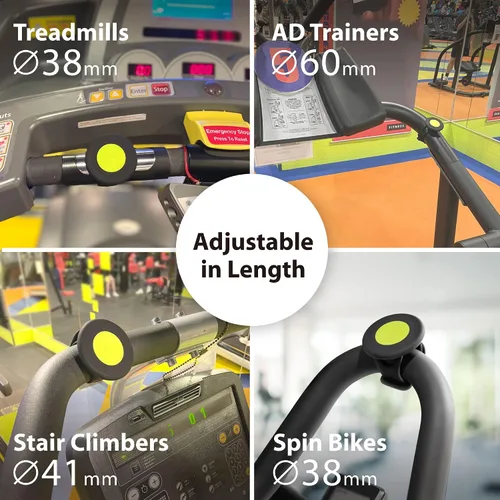 Miniatura 7 de BONE Soporte magnético para teléfono de gimnasio, soporte MagSafe para teléfono para entrenamiento y ciclismo en interiores, correa de silicona