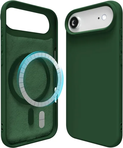 Miniatura 204 de oakxco Funda de silicona para iPhone 12 Pro Max, magnética, compatible con carga inalámbrica Magsafe, cubierta protectora de goma suave y delgada