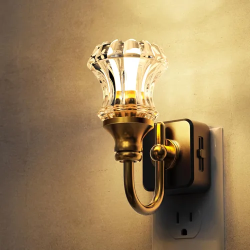 Miniatura 21 de L LOHAS LED - Luces nocturnas enchufables en la pared, temperatura de color ajustable 3000K/4000K/5000K, luz nocturna de burbujas con sensor