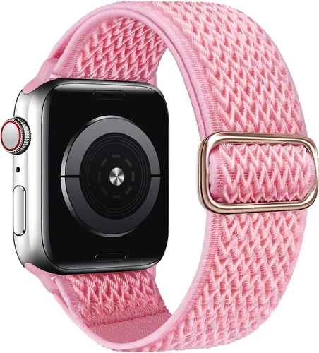 Miniatura 16 de Stretchy Braided Solo Loop Compatible for Apple Watch Band 38mm 40mm 41mm 42mm 44mm 45mm 46mm 49mm Adjustable Elastic Nylon for iWatch Series 11 10