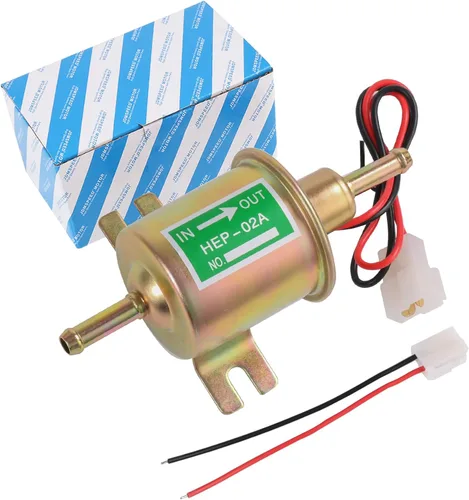 Miniatura 2 de Bomba de combustible eléctrica de alta resistencia de 12 V Universal W8sunjs Gasolina sólida de metal 12 voltios