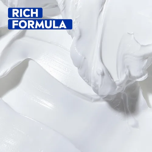 Miniatura 5 de NIVEA Crema hidratante para el cuerpo, la cara y las manos, fórmula alemana, rica crema hidratante corporal con provitamina B5, lata de 8.4 onzas