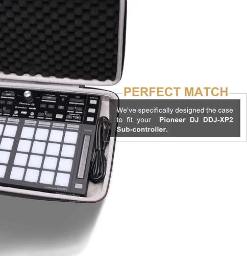 Miniatura 3 de LTGEM - Funda rígida de EVA para Pioneer DJ DDJ-XP2 Subcontrolador - Bolsa protectora de almacenamiento