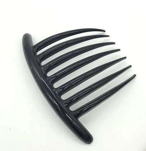 Miniatura 5 de Good Hair Days Peine giratorio francés – Peine curvado de 7 dientes para elegantes updos, joyería nupcial y accesorios para horquillas