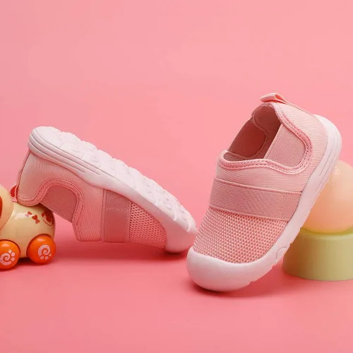 Miniatura 6 de Peggy Piggy Zapatos de bebé para caminar, zapatos para niños y niñas, zapatillas antideslizantes para primeros pasos, malla transpirable, zapatos