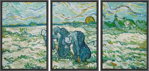 Miniatura 69 de Lienzo decorativo para pared - cuadro con estampado Giclée para decoración del hogar Noche estrellada sobre el Ródano