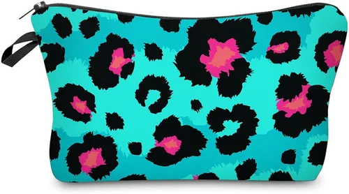 Miniatura 20 de Deanfun - Bolsa de maquillaje impermeable con diseño de mandala y flores, impermeable, espaciosa, cosmetiquera, bolsa de viaje ideal como regalo