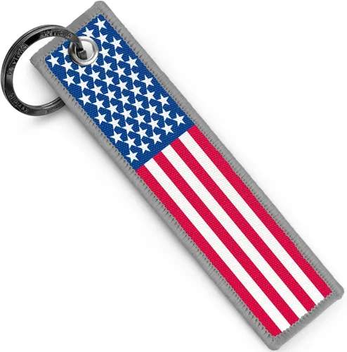 Miniatura 9 de KEYTAILS Llaveros, Union Jack de alta calidad, etiqueta de la bandera británica para automóvil, motocicleta, UTV Gran Bretaña