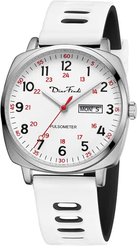 Diaofendi Reloj de enfermera impermeable para profesionales médicos, mujeres y hombres, 24 horas con segunda mano, esfera militar fácil de leer