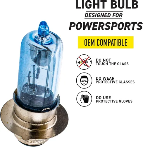 Miniatura 5 de NICHE Bombilla de Faro para Yamaha Kodiak 450 Honda FourTrax 300 Foreman Rancher 400 Suzuki Kawasaki Can-Am