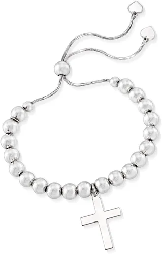 Miniatura 3 de Ross-Simons Pulsera bolo de plata de ley italiana, Plata de ley, no conocido