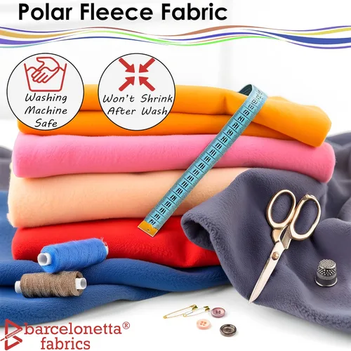 Miniatura 4 de Barcelonetta Tela de forro polar Tela de manta 72 x 60 pulgadas Forro polar Suave, felpa, antibolitas Poncho, funda de almohada, 2-Mono