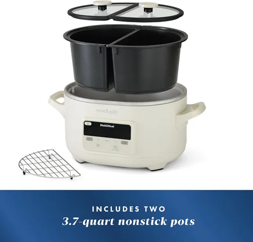Miniatura 6 de Crock-Pot MultiMeal Multicooker y olla de cocción lenta programable con función de horneado Leche de avena