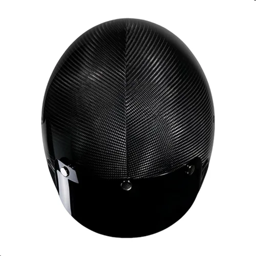 Miniatura 8 de HJC V31 Casco de motocicleta de carbono sólido con visera IS-10, aprobado por DOT (carbono, pequeño)