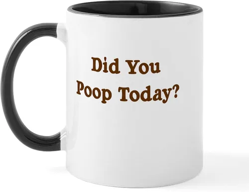Miniatura 33 de CafePress Time To Poop Mugs Taza de café de cerámica de 11 oz (11.0 fl oz)