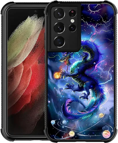 Miniatura 46 de CARLOCA Funda para Samsung Galaxy S21, Camuflaje Bandera Americana Calavera de Ciervo S21 para Hombre Mujer Chico Chica, Antiarañazos TPU Suave a