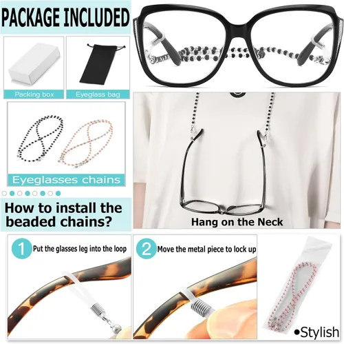 Miniatura 6 de Oversized Reading Glasses Cat-eye Full Frame Sun Readers for Women