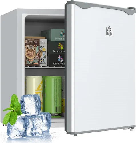 Miniatura 16 de HOMCOM - Congelador mini de mostrador de 3 pies cúbicos, congelador compacto vertical con estantes removibles, puerta reversible para el hogar