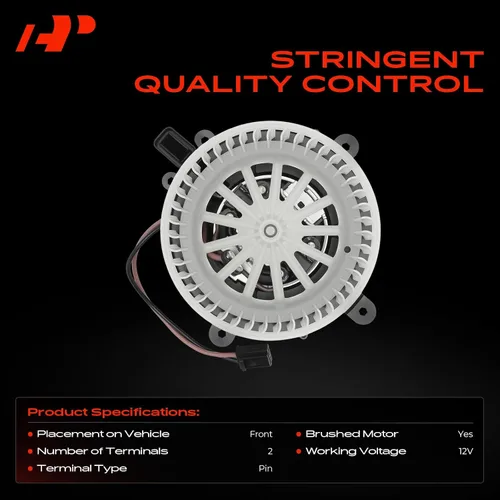 Miniatura 3 de A-Premium Motor soplador de calentador de HVAC delantero compatible con Porsche Panamera 2010-2016, 3.0L 3.6L 4.8L, Reemplazo# 97057392201