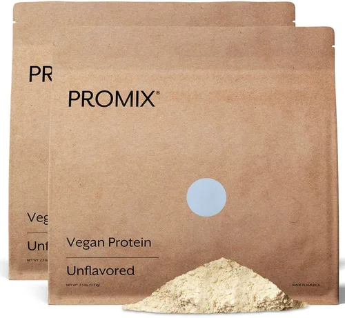 Miniatura 10 de ProMix Nutrition proteína en polvo vegana, 25g de proteína de guisantes amarillos canadienses a base de plantas, Vitamina B12, BCAA - Vainilla - 5