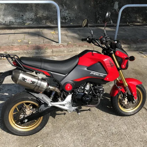Miniatura 5 de Minho 6061 Estriberas de motocicleta de aleación de aluminio de alta resistencia para el lado izquierdo para Honda Grom MSX 125 SF 2013-2016