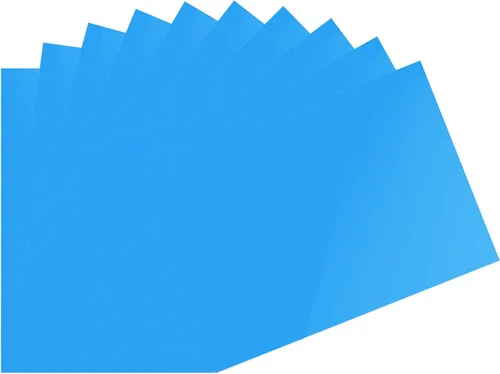 DMiotech 10 Uds Corrección Gel Filtro de Luz Superposición Transparente Plástico PVC Hojas Azul para Foto, Película, Video