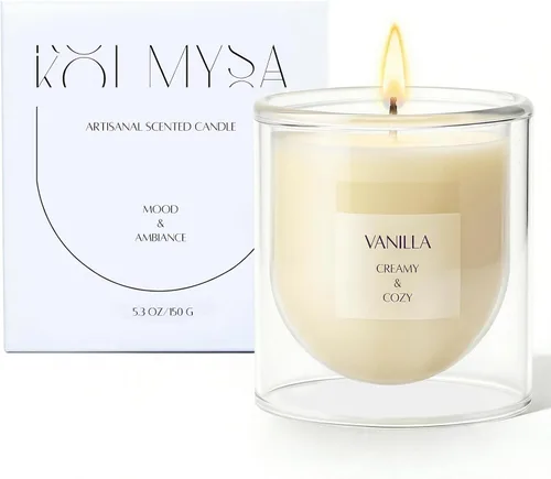 Miniatura 13 de 5. KOIMYSA Vela aromática de salvia y cítricos, vela de aromaterapia natural de soja no tóxica de mecha única para decoración del hogar, fragancia
