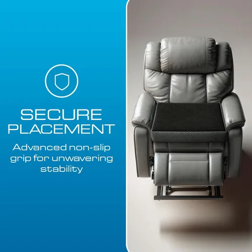 Miniatura 4 de Kolbs - Cojín reclinable extragrande Elegante funda de terciopelo de 2 tonos (solo asiento)