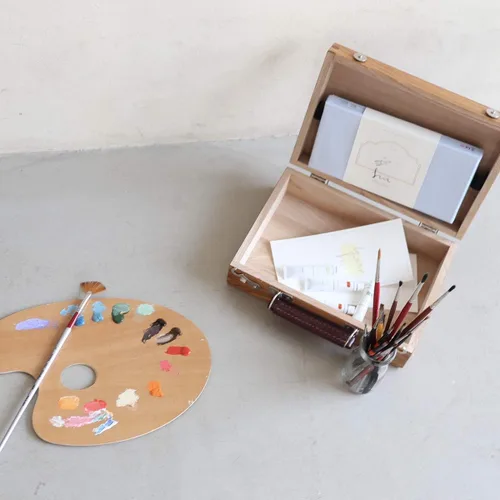 Miniatura 3 de Juegos de pintura 12 tubos de acuarela líquida de pintura pastel, acuarelas de viaje, juego de acuarela guache gauche gouche diseño de paleta