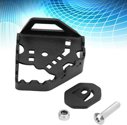 Miniatura 5 de Fydun Freno Agrandar Peda, Palanca de freno trasero Agrandar Pedal para CRF1000L Africa Twin Sports 14-18 (negro)