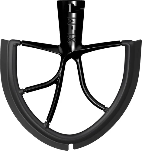 Miniatura 2 de New Metro Design Beater Blade Metal TH-M Compatible con KitchenAid 4.5-5 Qt Batidora de pie inclinable, color negro