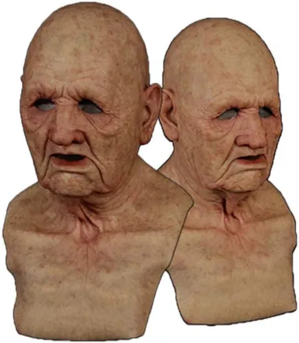 Miniatura 4 de Máscara de Halloween aterradora, máscara espeluznante súper suave, cosplay del demonio malvado, vestido elegante para fiesta de disfraces