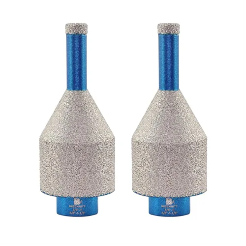 Miniatura 21 de Broca biseladora de diamante, brocas de fresado de dedo de diamante, BRSCHNITT 0-1 3/8 pulgadas (0.000 in-1.378 in) con rosca 5/8-11 para agrandar