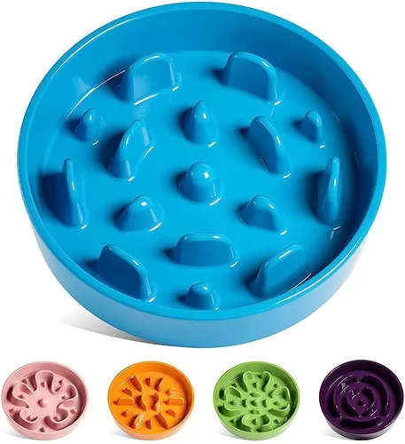 Miniatura 32 de LE TAUCI Cuencos para perros de cerámica de alimentación lenta, cuenco de alimentación lenta de 1.5 tazas para razas pequeñas y medianas, cuenco