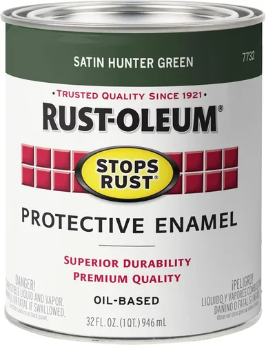 Miniatura 14 de Rust-Oleum 7777730 Stops Rust Pintura con Brocha, Media Pinta, Negro Satinado