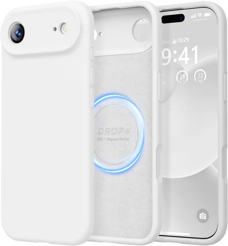 Miniatura 203 de LOVE 3000 Compatible con Funda para iPhone 15, [Cámara de Cobertura Completa de Silicona Suave] [Protección contra Caídas de 8 pies], Forro de Negro