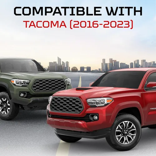 Miniatura 2 de AJT DESIGN Portavasos de gran tamaño con bandeja compatible con Toyota Tacoma 2016-2023 Se adapta a botellas de 3.65 pulgadas Organizador