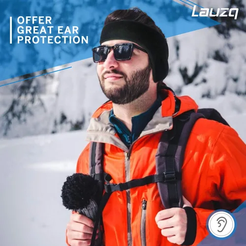 Miniatura 2 de Invierno de forro polar calentadores de orejas para hombres, mujeres, niños, esquí, correr, ciclismo