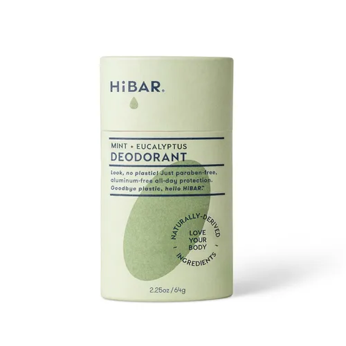Miniatura 8 de HiBAR - Desodorante sin plástico de bergamota y cedro - Desodorante natural - Protección durante todo el día - Con cera de semillas de girasol