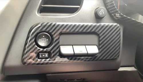 Miniatura 6 de Para Corvette C7 Fibra de Carbono Interruptor de Faro Cubierta Accesorios para 2014-2019 Chevrolet Corvette C7